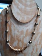 **SALE** vintage ketting 0.50 eurocent, Ophalen of Verzenden, Gebruikt, Overige kleuren, Overige materialen