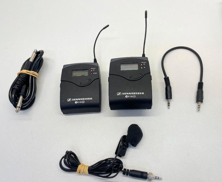 SENNHEISER EK100 G2 D (zendeer+ontvanger+Reciever+Lavalier), Muziek en Instrumenten, Microfoons, Gebruikt, Overige typen, Draadloos