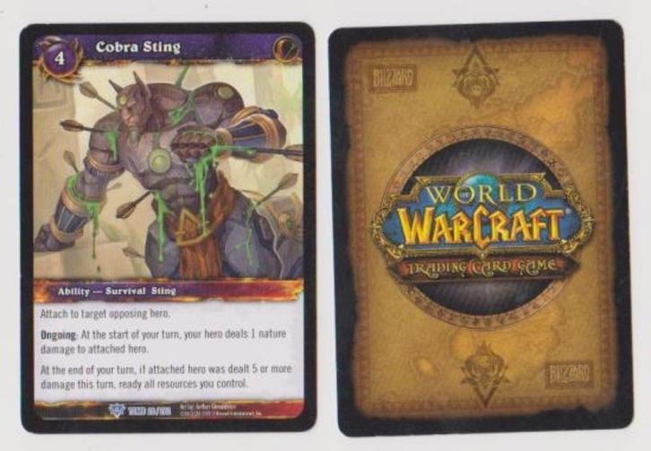 (021) WoW kaarten van serie (021) Tomb of the Forgotten, Hobby en Vrije tijd, Verzamelkaartspellen | Overige, Zo goed als nieuw