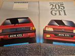 1988 Nederlands Peugeot 205 GTI 1,6 FOLDER als nieuw, Ophalen of Verzenden, Zo goed als nieuw, Peugeot