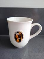 Douwe Egberts Mok Meisje met de Parel, Ophalen of Verzenden, Zo goed als nieuw, Porselein, Kop en/of schotel