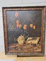 Mooi oud schilderij met een stilleven, Antiek en Kunst, Ophalen of Verzenden