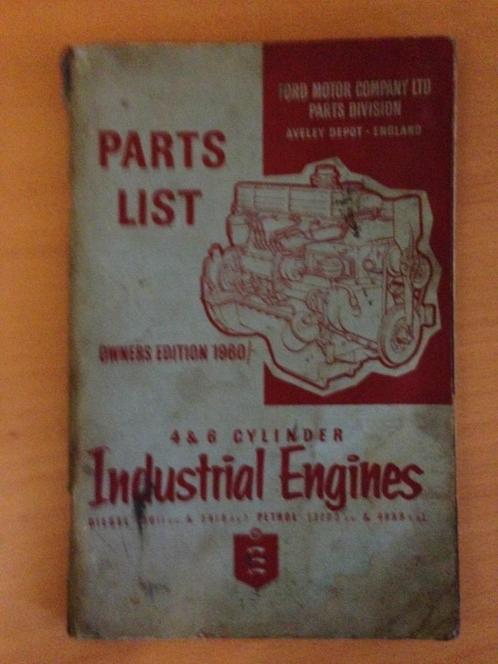 Onderdelenboek Ford 4 & 6 cilinder motoren, Boeken, Vervoer en Transport, Gelezen, Tractor en Landbouw, Ophalen of Verzenden