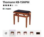 New! Thomann KB-15MPM piano stool, Ophalen of Verzenden, Nieuw, Bruin