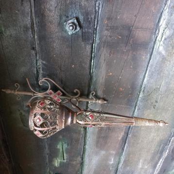 Muurkandelaar,Gothicstyle,middeleeuwse wand fakkel  beschikbaar voor biedingen