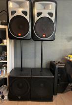 Proffessionele actieve Pa speakerset voor meer dan 200 man, Overige typen, Zo goed als nieuw, 120 watt of meer, Ophalen