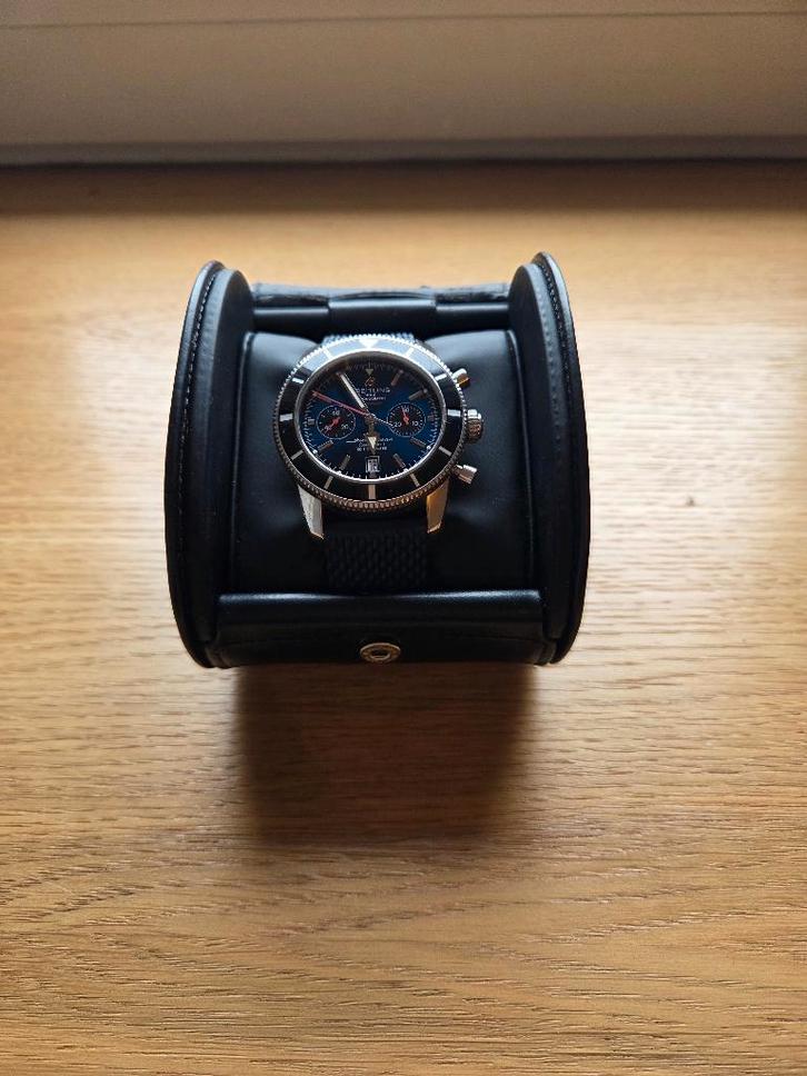 Breitling, Sieraden, Tassen en Uiterlijk, Horloges | Heren, Gebruikt, Breitling, Staal, Overige materialen, Ophalen of Verzenden