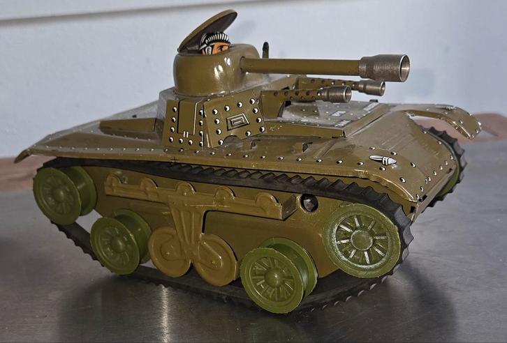 Joustra n 10 Tank Tchad, Verzamelen, Speelgoed, Gebruikt, Ophalen of Verzenden