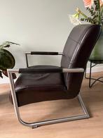 Henders & Hazel Fauteuil - zwart- Goede Staat, Ophalen, Gebruikt, 50 tot 75 cm, Leer