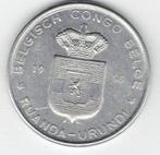 25-2481 Ruanda-Urundi 5 franc 1958, Verzenden, Overige landen, Losse munt