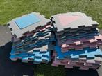 Speelmat - grijs, roze, blauw, Ophalen, Zo goed als nieuw