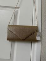 Gouden glitter clutch / tasje, Ophalen of Verzenden, Nieuw, Geel, Avondtasje