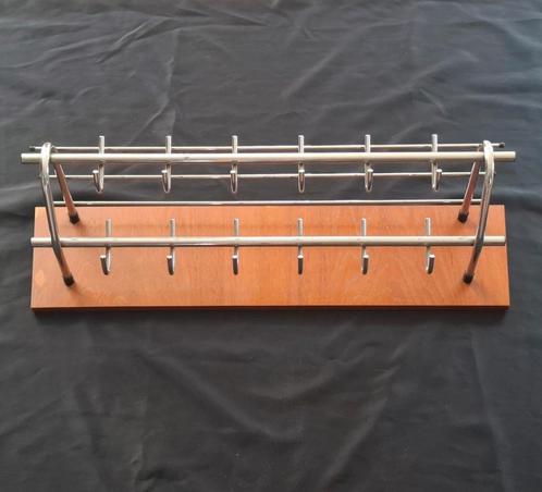 Vintage Retro Sixties Kapstok, Huis en Inrichting, Woonaccessoires | Kapstokken, Gebruikt, Wandkapstok, Minder dan 100 cm, Hout