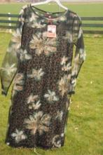 DIDI jurk zwart panter bloemen L Feestkleding Bruiloft, Maat 38/40 (M), Zwart, Nieuw, Didi