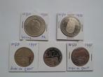 5 x 10 gulden munt 1970 - 1973 + 3 x 1995, Koningin Juliana, Zilver, Ophalen of Verzenden, Losse munt