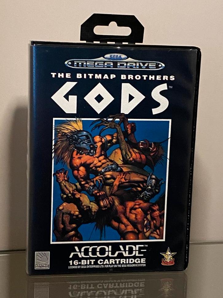 Gods Sega Mega Drive CIB, Spelcomputers en Games, Games | Sega, Zo goed als nieuw, Mega Drive, 1 speler, Vanaf 3 jaar, Ophalen of Verzenden