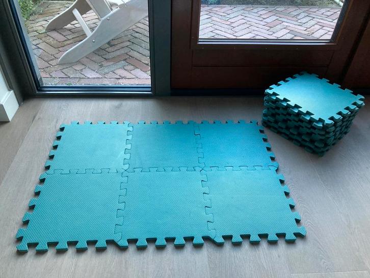 Foam speel-puzzel mat, Sport en Fitness, Yoga en Pilates, Zo goed als nieuw, Yogamat, Ophalen