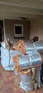 Steenwol 40 m2, 8 cm dik en 60 cm breed: GRATIS, Ophalen, 4 tot 8 cm, Gebruikt, Steenwol