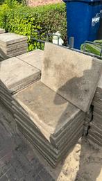 Gratis ophalen 60*40 betonnen tegels 4 cm 55 stuks, Doe-het-zelf en Verbouw, Tegels, Gebruikt, Ophalen of Verzenden