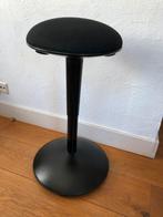 Ergonomische wiebelkruk zwart 52-72 cm, Ophalen, Zo goed als nieuw, Zwart, Bureaukruk