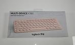 Logitech K380 Roze - Draadloos Toetsenbord, Computers en Software, Toetsenborden, Nieuw, Multimediatoetsen, Ophalen of Verzenden