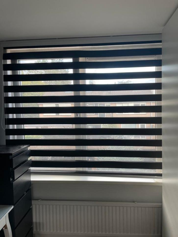 2 stuks Duo rolgordijn, Huis en Inrichting, Stoffering | Gordijnen en Lamellen, Zo goed als nieuw, 150 tot 200 cm, 150 tot 200 cm