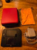 Nintendo 2DS - Zwart - Inclusief accessoires!, Spelcomputers en Games, Spelcomputers | Nintendo 2DS en 3DS, Gebruikt, Zwart, 2DS