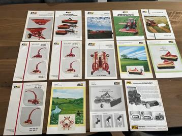 PZ Zweegers landbouwmachine folders 14 stuks beschikbaar voor biedingen