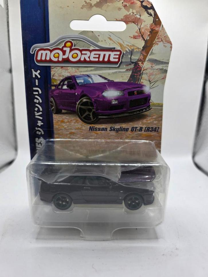 Majorette Nissan Skyline GT-R (R34) Japan Series, Hobby en Vrije tijd, Modelauto's | 1:18, Nieuw, Auto, Ophalen of Verzenden
