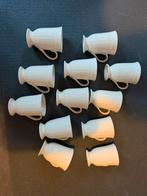 12 koffie mokken met oor, Ophalen of Verzenden, Zo goed als nieuw, Effen, Kop(pen) en/of Schotel(s)