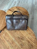 Jeep Buluo bruin lederen laptoptas aktetas, Ophalen of Verzenden, 16 inch, Nieuw, Aktetas