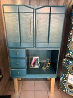 croco print kast petrol kleur, Ophalen, Marlons, Vlaardingen, Marlonshomeliving@hotmail.com
