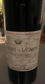 Marquis de Lalande Saint-Julien 1991, Gebruikt, Frankrijk, Ophalen of Verzenden, Rode wijn
