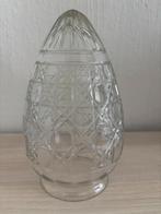 Antieke geslepen glazen “ananas” lampenkap., Ophalen of Verzenden