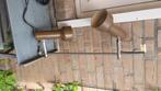 Retro vintage wandlamp 2 spots, Ophalen, Gebruikt, Metaal of Aluminium, Retro vintage