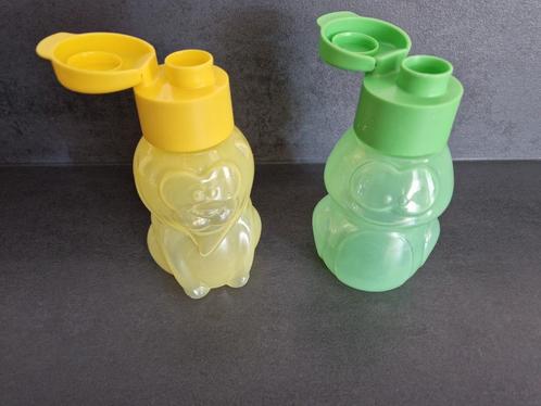 Tupperware drinkbeker, Huis en Inrichting, Keuken | Tupperware, Zo goed als nieuw, Beker of Kan, Geel, Groen, Ophalen of Verzenden