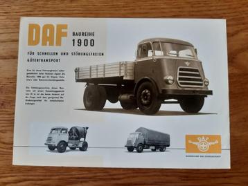 DAF 1900 Truck Brochure 1963 *Duitsland* beschikbaar voor biedingen