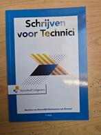 Schrijven voor Technici - Noordhoff Uitgevers, Ophalen of Verzenden, Zo goed als nieuw, Vakgebied of Industrie, Martine van Bouwdijk Bastiaanse-van Berckel