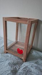 Windlicht Sia, Ophalen of Verzenden, Nieuw, Hout, Minder dan 25 cm