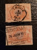 België 50c Gestempeld - 1903 & 1906, Postzegels en Munten, Postzegels | Nederland, Ophalen of Verzenden, T/m 1940, Gestempeld