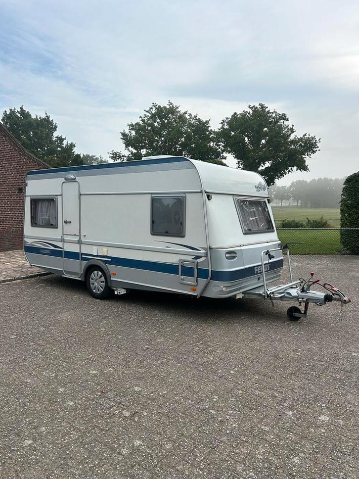 Fendt 470 TFB Saphir BJ '04/ Airco/ Mover/ Isabella voortent, Caravans en Kamperen, Caravans, Particulier, tot en met 4, 1000 - 1250 kg