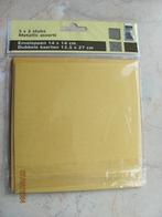 NIEUW dubbele KAARTEN set ENVELOP papier METALLIC gekleurd, Ophalen of Verzenden, Nieuw, Overige thema's, Blanco kaart of Basiskaart