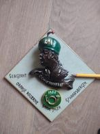 Gereserveerd...arde Regiment Jagers C Cie 12 painfbat, Ophalen of Verzenden, Landmacht, Nederland, Embleem of Badge