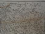 Gravure plattegrond hertogdom Wurttemberg Duitsland 1805, Antiek en Kunst, Kunst | Etsen en Gravures, Verzenden
