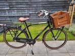 Gazelle Heavy Duty transportfiets compleet met bruine krat, Ophalen, Gebruikt, Gazelle