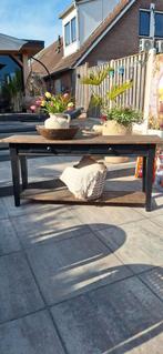 Mooie grote sidetable 2 lades en mooie onderplank, Huis en Inrichting, Tafels | Sidetables, Ophalen, Zo goed als nieuw, 25 tot 50 cm