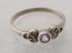 Kit Heath. Keltische ring met amethist, 925 zilver. (7514-31, Sieraden, Tassen en Uiterlijk, Ringen, 17 tot 18, Ophalen of Verzenden