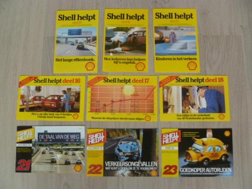 Shell helpt boekjes: 9 stuks van 1979-1982. Voor verzamelaar, Verzamelen, Merken en Reclamevoorwerpen, Zo goed als nieuw, Overige typen