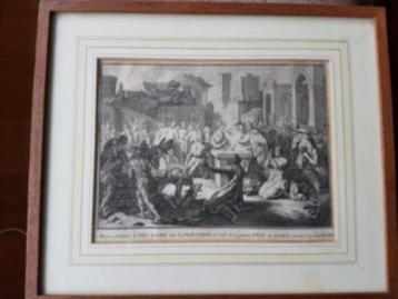 gravure Bernard Picard, 1722 le FEU SACRÉ incas beschikbaar voor biedingen