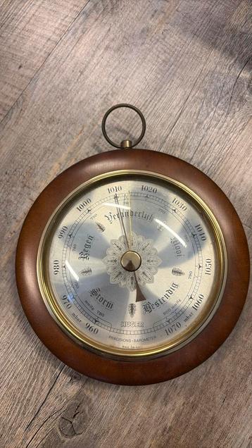 Huger Houten Barometer vintage beschikbaar voor biedingen